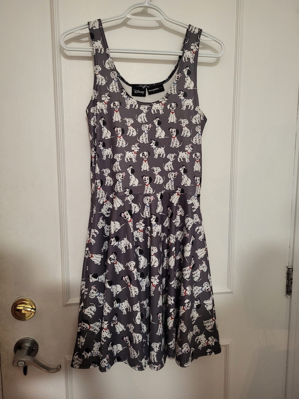 💥Rare Disney x BlackMilk 101 Dalmatians Skater Dress Medium Grey